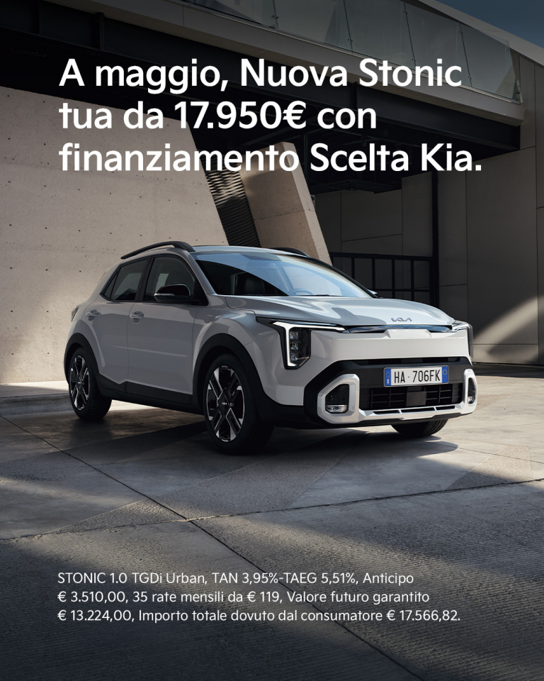 NUOVA KIA STONIC TUA DA € 17.950