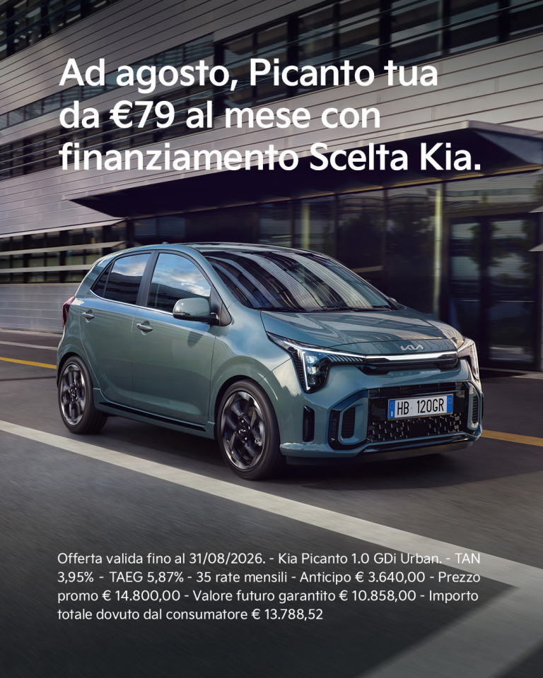 Picanto tua da € 79 al mese