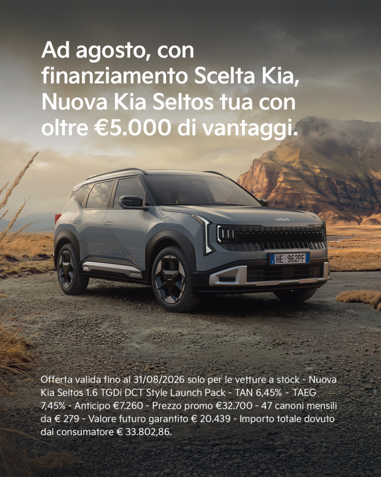 Nuova Seltos Full-Hybrid tua da € 289