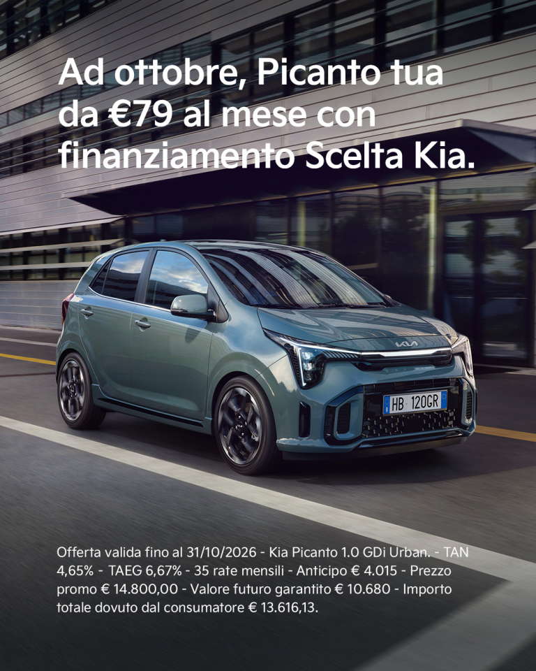 Picanto tua da € 79 al mese