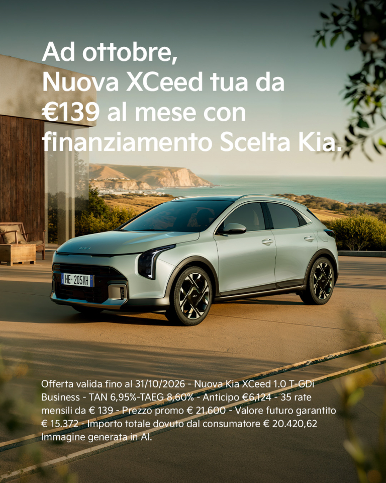 Nuova Xceed tua da € 139 al mese