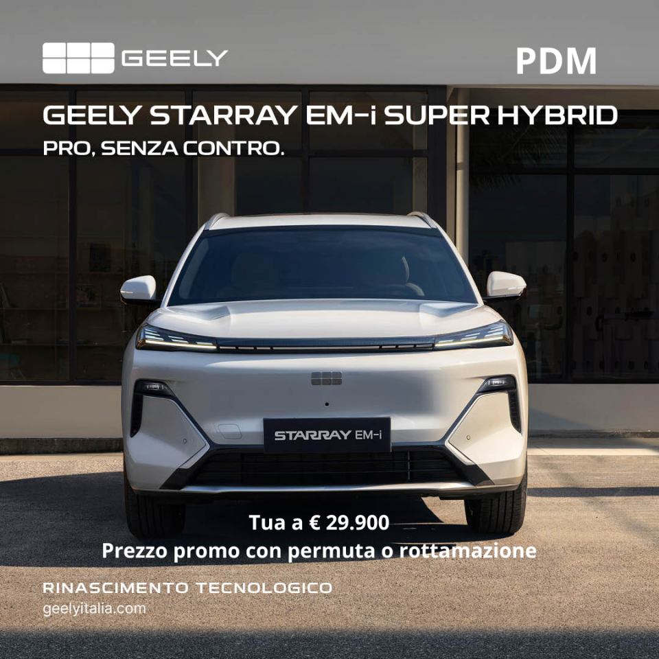Geely Starray Super Hybrid PRO: Il SUV Ibrido da 29.900€ da PDM